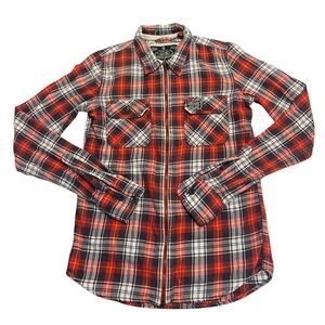 Superdry Plaid Zip Up